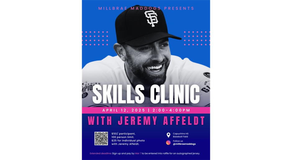 Baseball Skills Clinic with Jeremy Affeldt