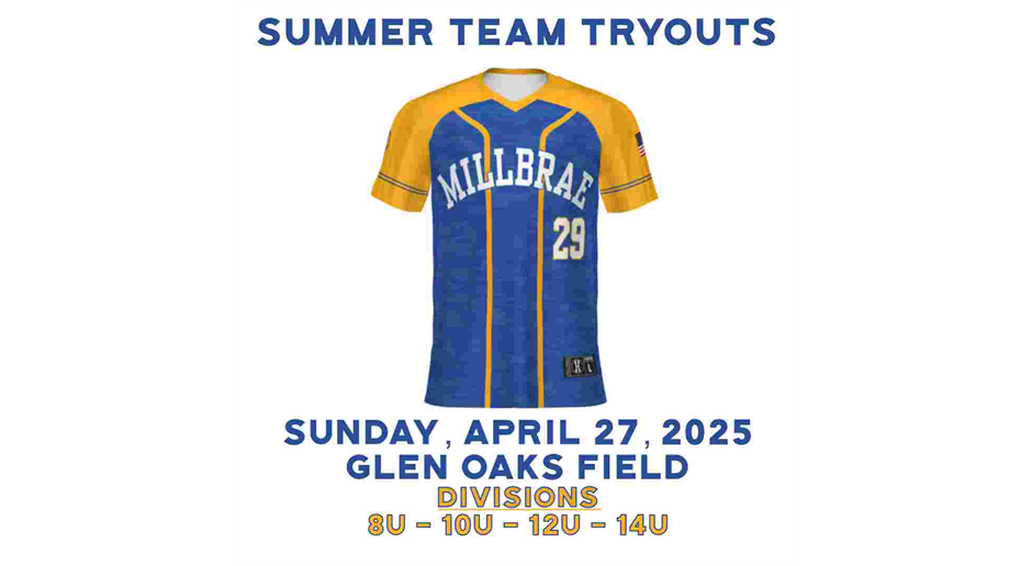 Millbrae Competitive Summer Baseball 2025 