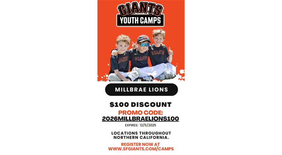 2026 SF Giants Summer Youth Camps
