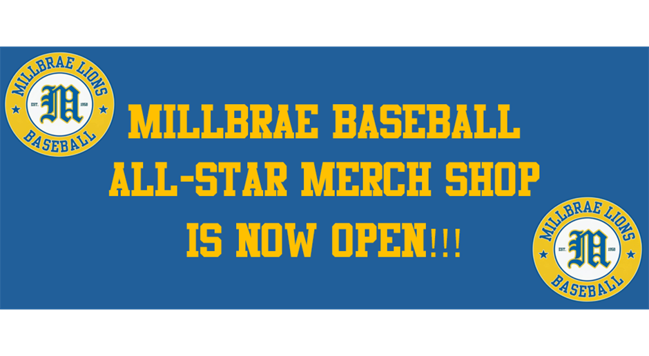Millbrae Baseball All-Star Merch Shop